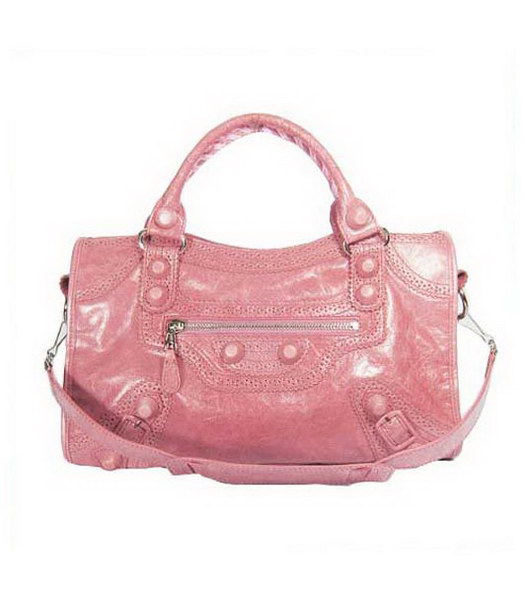 Motorcycle City Medium Size Handbag_Pink